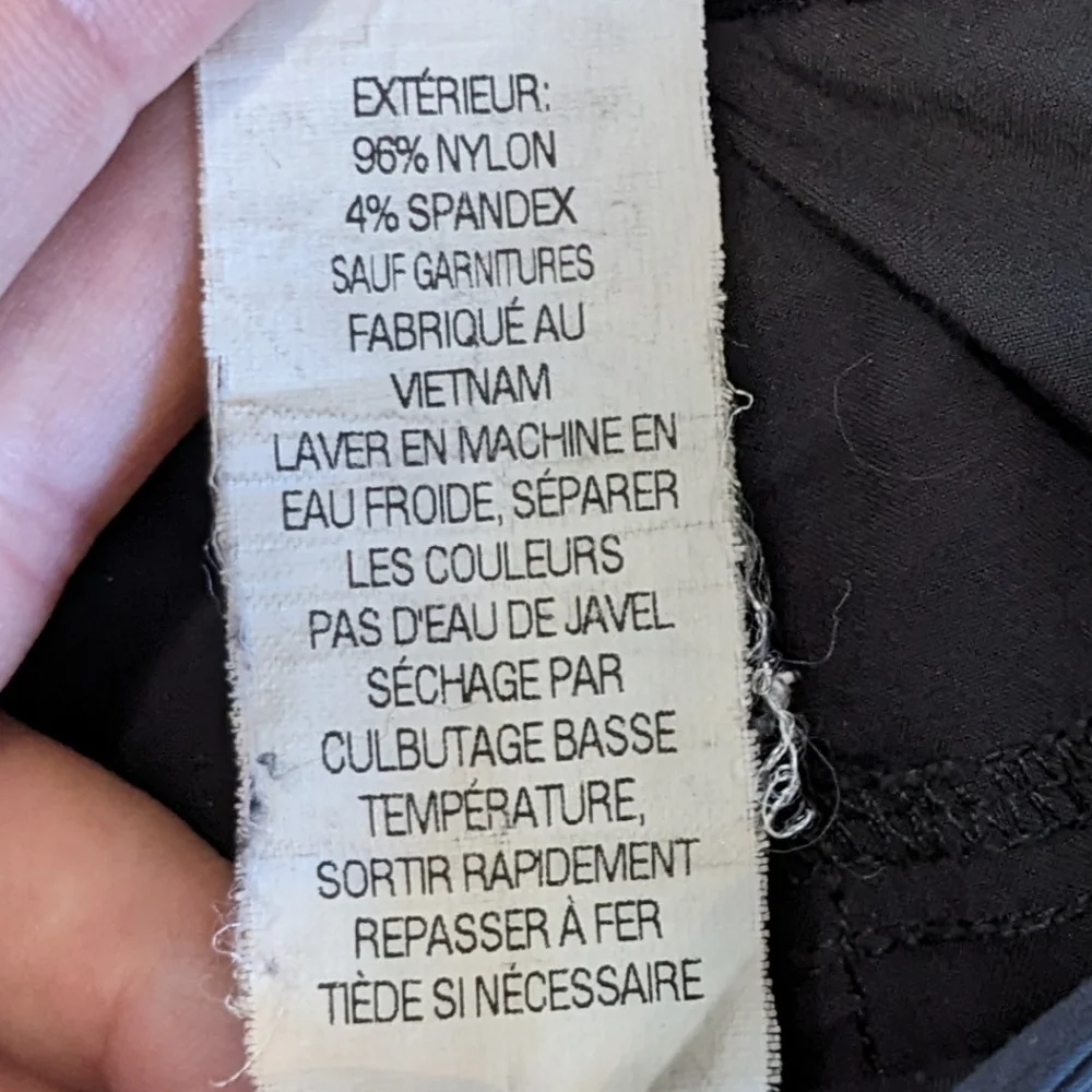 LL Bean Gorpcore Comfort Trail Pants Size 10 Dark Grey/Soft Black - Picture 10 of 14